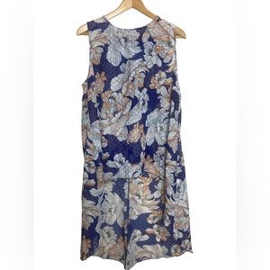 Julian‎ Chang High Low Opal Print Floral Top